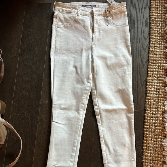 Zara - never used high rise white jeans - Picture 1 of 4